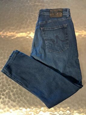 AG Adriano Goldschmied Airluxe Slim Straight Luxury Denim Jeans 32x34